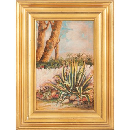 RAIMONDO MIRABELLA, Olio su tavoletta