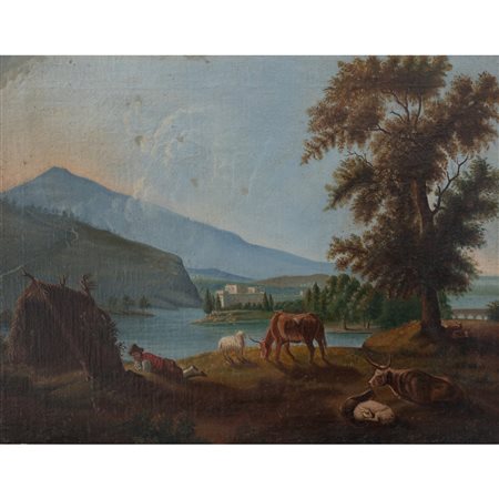 ANONIMO ITALIANO DEL XIX SECOLO, Olio su tela