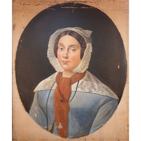 ANONIMO DELLA PRIMA METÀ DEL XIX SECOLO, Olio su tela