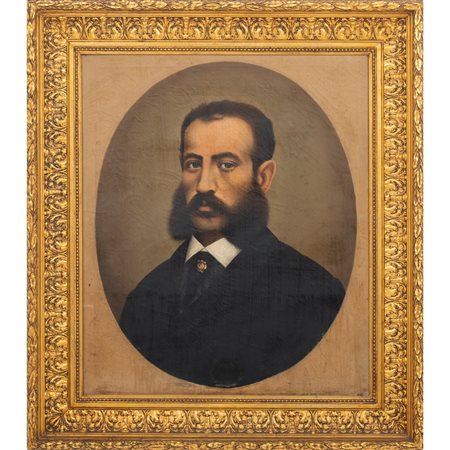 SCUOLA SICILIANA DELLA FINE DEL XIX SECOLO, Olio su tela