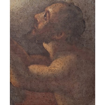 SCUOLA SICILIANA DEL XVII SECOLO, Olio su tela