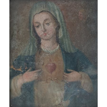 SCUOLA SICILIANA DEL XVIII SECOLO, Olio su tela