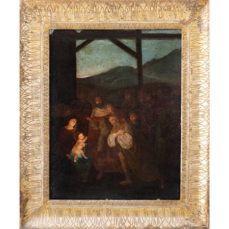 SCUOLA SICILIANA DEL XVIII SECOLO, Olio su tela