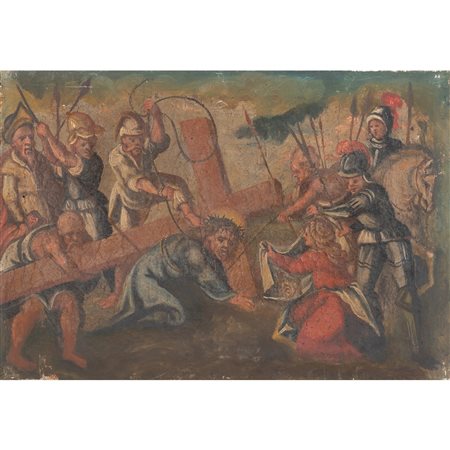 SCUOLA SICILIANA PRIMA METÀ DEL XIX SECOLO, Olio su tela