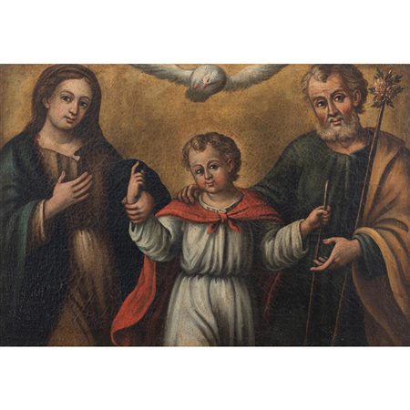 SCUOLA SICILIANA DEL XVIII SECOLO, Olio su tela