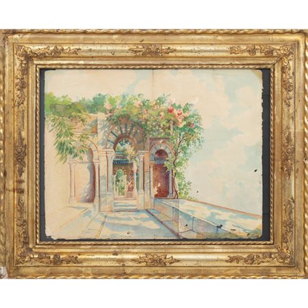 MANIFATTURA SICILIANA DEL XIX SECOLO, Cornice a pagnotta