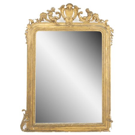 MANIFATTURA FRANCESE DEL XIX SECOLO, Specchiera