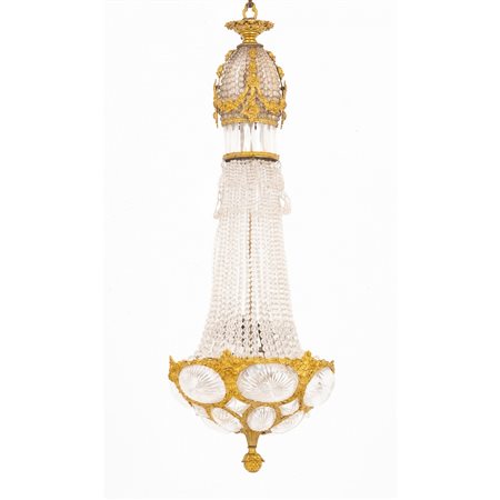 MANIFATTURA FRANCESE DEI PRIMI DEL '900, Lampadario