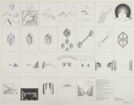 SUPERSTUDIO - UN VIAGGIO NELLE RAGIONI DELLA RAGIONE, 1968-1969.