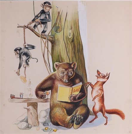 Marinus Harm "Rien"Poortvliet (Schiedam 1932 - Soest 1995), Cocktail hour,...