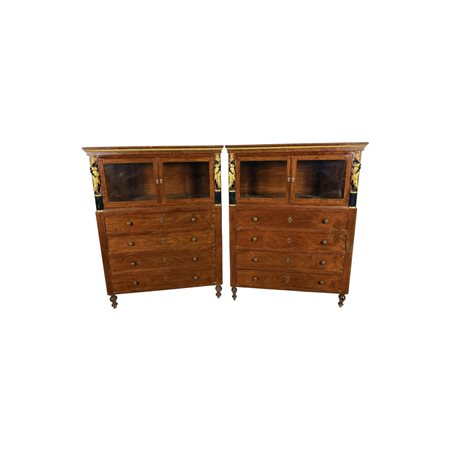 COPPIA CHIFFONIER IMPERO