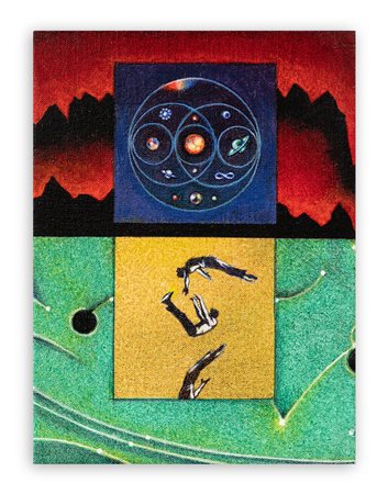 SERGIO SARRI (1938) - "Cosmo's asteroid down",  2021