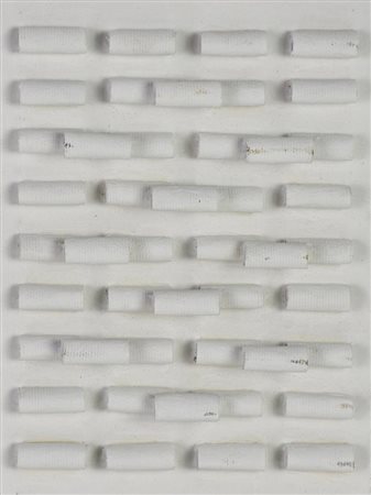 Francesco Fasano MONOCHROME intonaco e acrilico su cartone telato, cm 20x15...