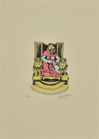 Gino Tralongo LE CARTE MAGICHE,1981 lotto composto da: - n.6 multipli su...