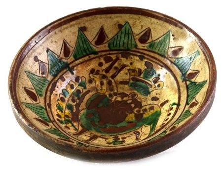 Manifattura del Centro Italia del XVIII-XIX secolo PIATTO ceramica...