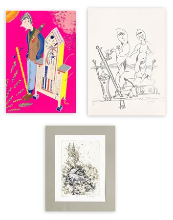 AUTORI VARI - Lotto unico di 3 opere