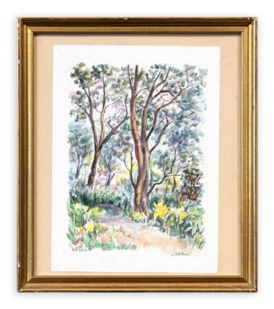 MARIO CASTELLANI (1914-1985)- Uliveto