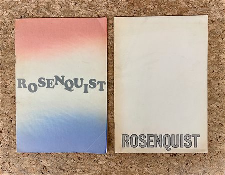 JIM ROSENQUIST - Lotto unico di 2 cataloghi