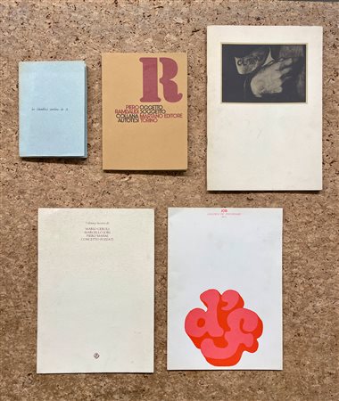 GALLERIA DE' FOSCHERARI, BOLOGNA - Lotto unico di 3 cataloghi editi dalla Galleria e 2 ulteriori cataloghi