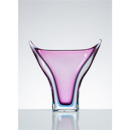 FLAVIO POLI, Vaso in vetro