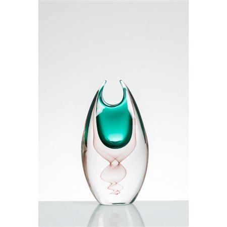 LUCIANO GASPARI, Vaso in vetro