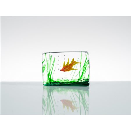 ALFREDO BARBINI, Acquario in vetro