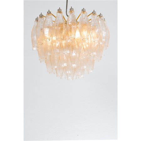 CARLO SCARPA (Attr.le), Lampada a sospensione serie “Poliedri”