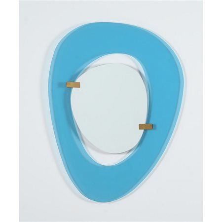 MAX INGRAND, Raro specchio in cristallo