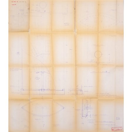 FONTANA ARTE, Disegno della lampada modello "4523"