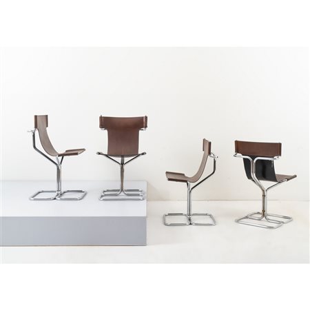 GRUPPO DAM, Quattro sedie modello “Topos”