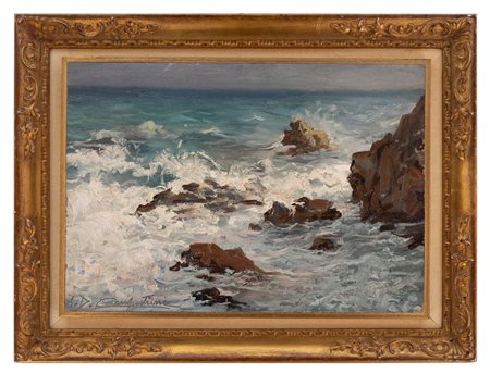 Alcide Davide Campestrini - Mareggiata