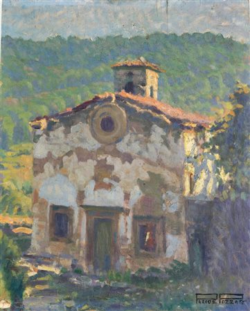 Paride Pozzato (Rovigo 1899 - Venezia 1971), “Chiesetta”.