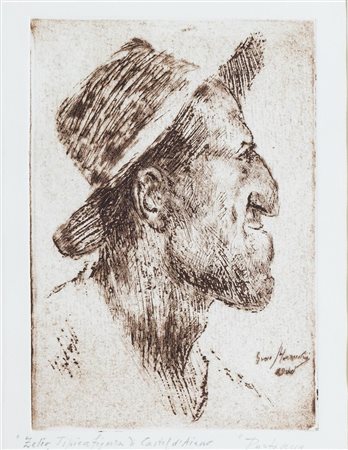 Gino Marzocchi (Molinella 1895 - Bologna 1981), “Zelio”, 1966.