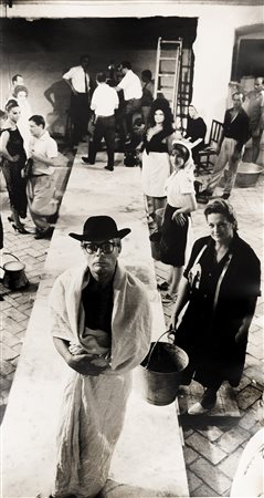 Tazio Secchiaroli 1925-1998 Marcello Mastroianni, tratto dal set di “8½”...