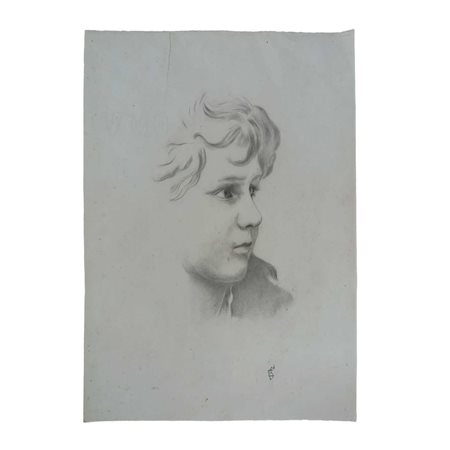 Emanuela  Sturzo, sorella gemella di Don Luigi Sturzo (Caltagirone  1871-1948)  - Volto di ragazzo