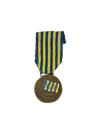  
Medaglia XXXVII Battaglione Coloniale 
 41 x 32 mm