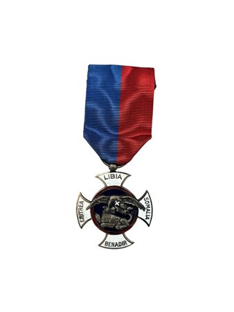  
Croce Reduci Colonie Italiane 
 46 x 42 mm