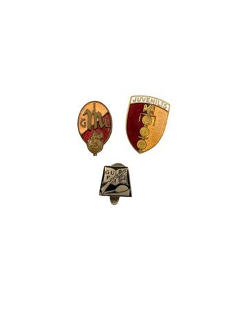  
Lotto di tre distintivi 
 