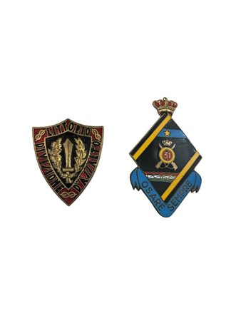  
Lotto di due distintivi 
 