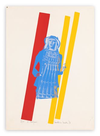 ROBERTO MALQUORI (1929) - Modello con modella, 1973