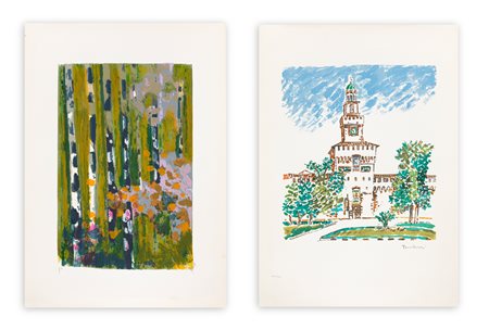 AUTORI VARI (BORSATO, TAMBURI) - Lotto unico composto da 2 opere