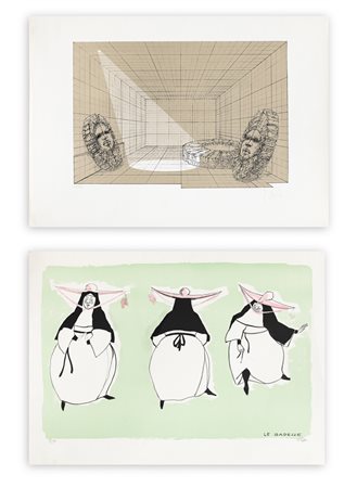 AUTORI VARI (CLERICI, CAFFE') - Lotto unico composto da 2 opere