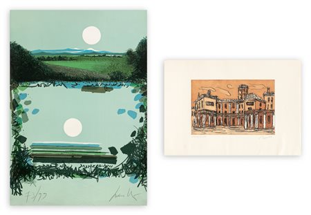 AUTORI VARI (PEVERELLI, ZANCANARO) - Lotto unico composto da 2 opere