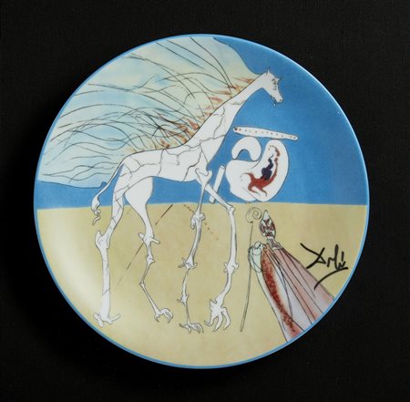 DALI' SALVADOR (1904 - 1989) - GIRAFE SATURNIENNE.