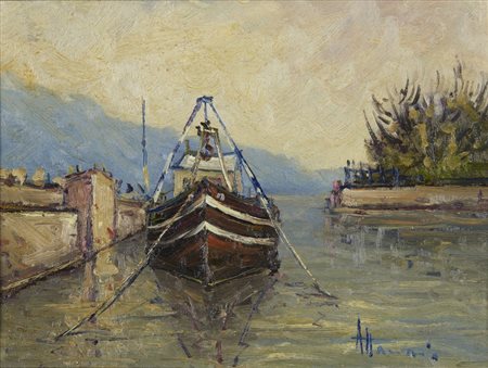 AUTORE NON IDENTIFICATO - PORTICCIOLO DI TOSCOLANO LA DRAGA.