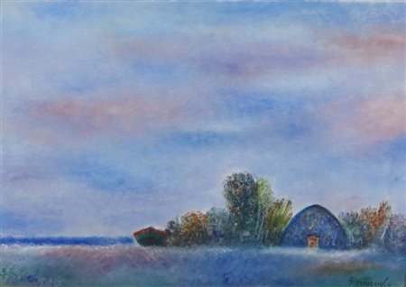 OMICCIOLI GIOVANNI (1901 - 1975) - PAESAGGIO.