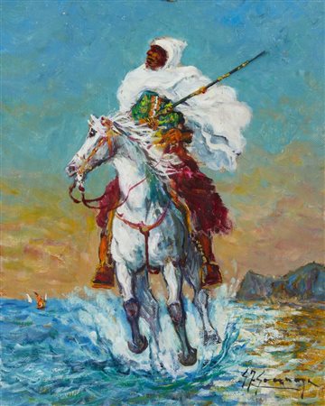 GONZAGA GIOVAN FRANCESCO (1921 - 2007) - CAVALIERE ARABO.
