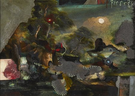 FIESCHI GIANNETTO (1921 - 2010) - ARCADIA NEL CUORE O: OCCASIONE FUGGEVOLE.