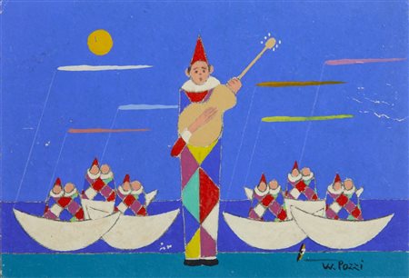 POZZI WALTER (1911 - 1989) - SENZA TITOLO .