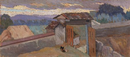 MALESCI GIOVANNI (1884 - 1969) - PAESAGGIO .